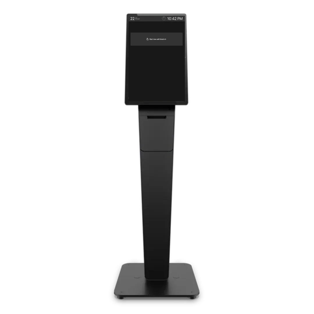 Incheckkiosk in de barbershop