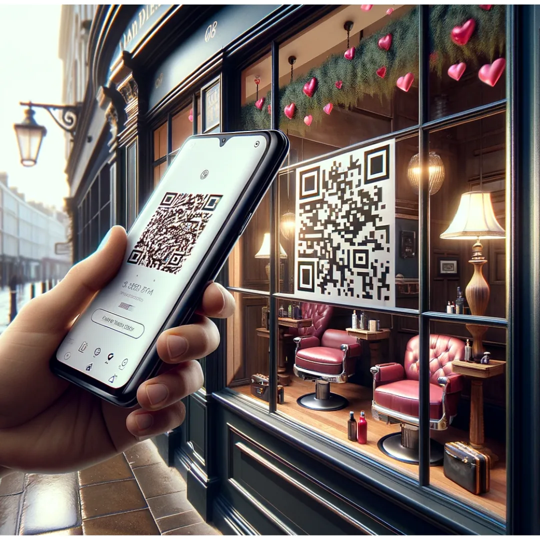 QR-codeposter om te boeken